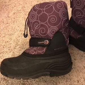 Kamik Kids Plum Waterbug6 Winter Boots Sz 2